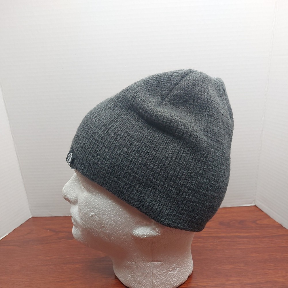 RBX Knit Beanie Hat Gray Cap