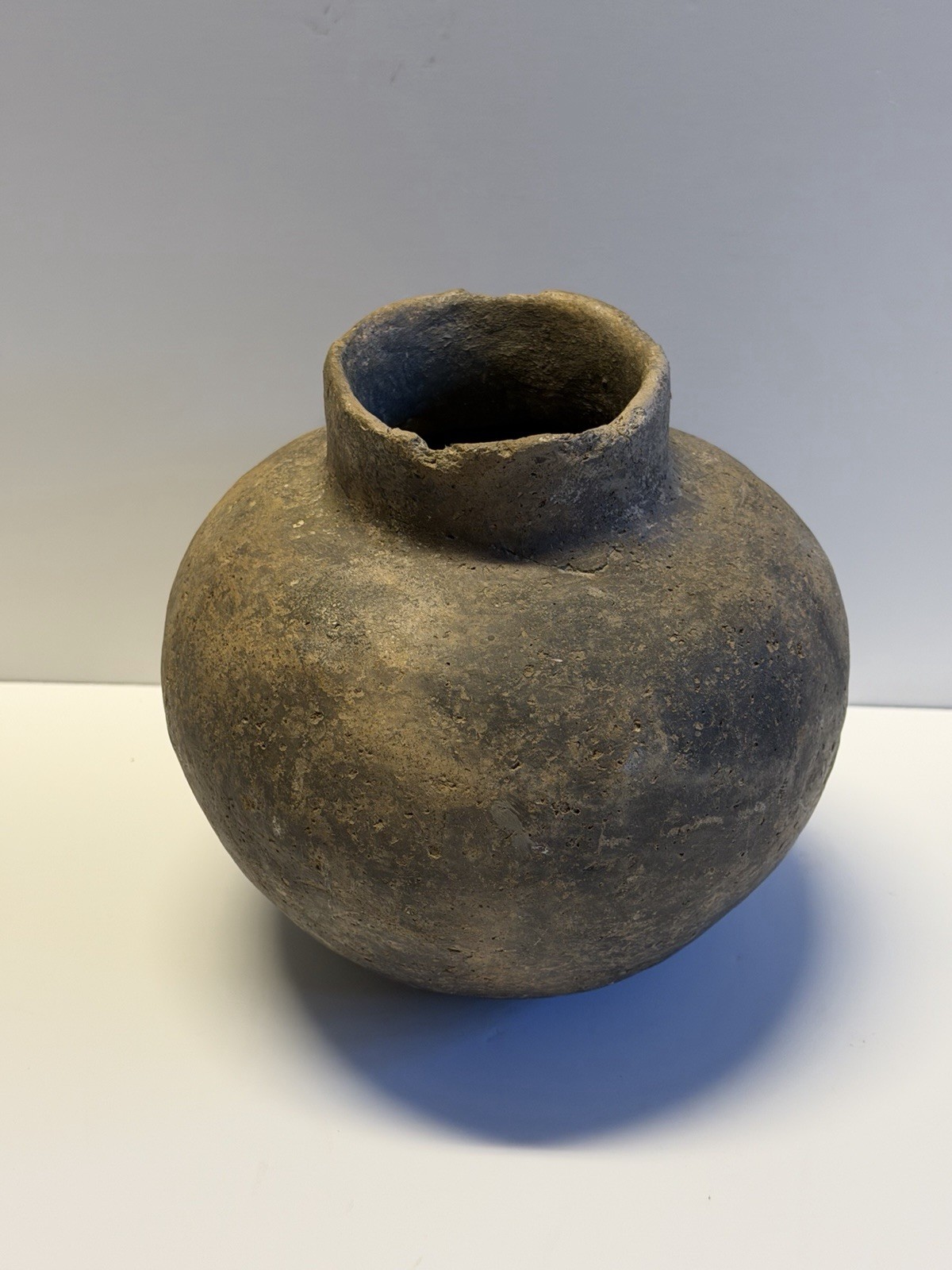 Antique Original Native American Indian Clay Pottery Jug; NICE