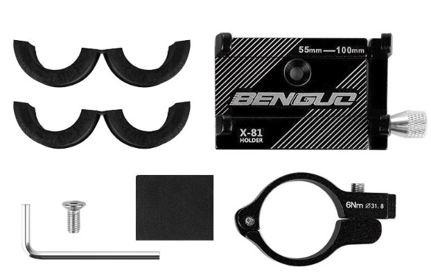 Aluminum Motorcycle Bike Bicycle Holder Mount Handlebar For Cell Phone GPS US