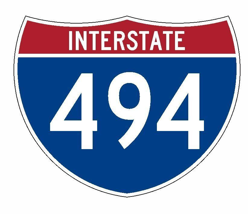Interstate 494 Sticker Decal