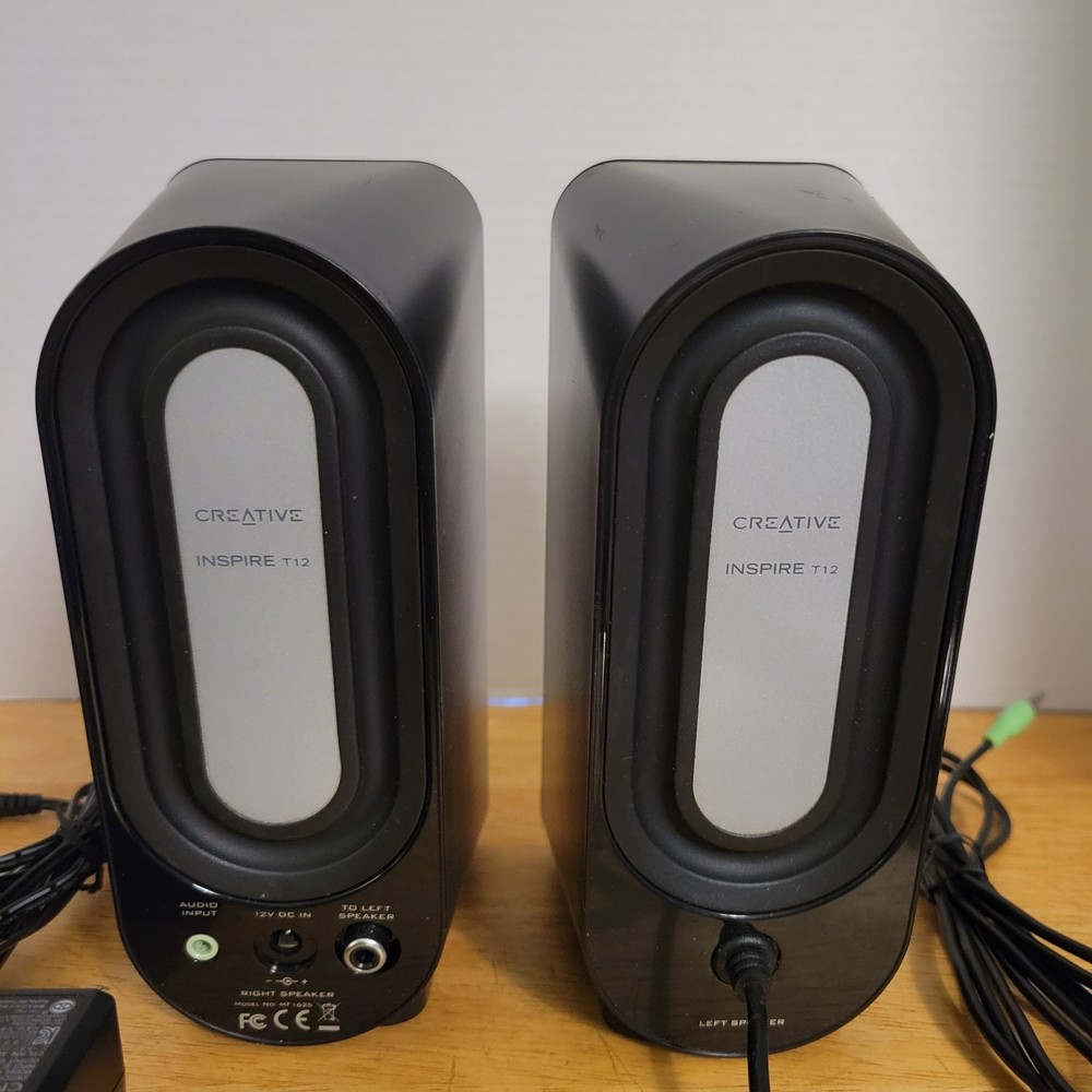 Creative Labs Inspire T12 2.0 Multimedia & Computer Speaker System Black Tested