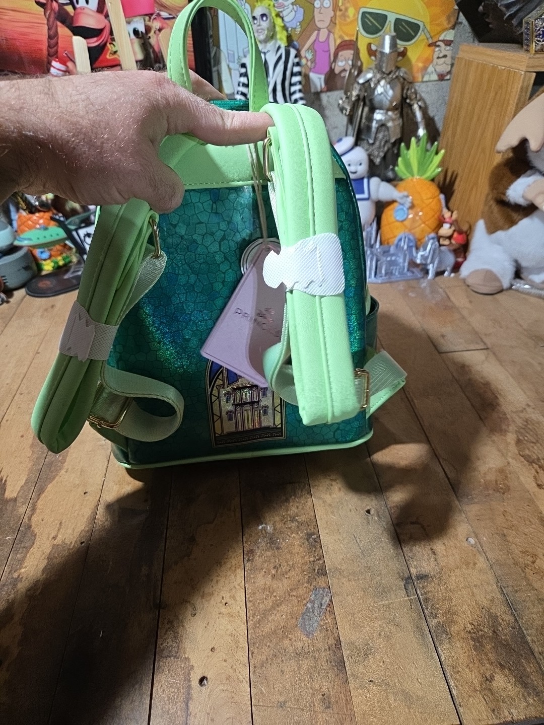 Loungefly Disney Princess Stained Glass Collection Tiana Mini-Backpack NEW 🚚✅