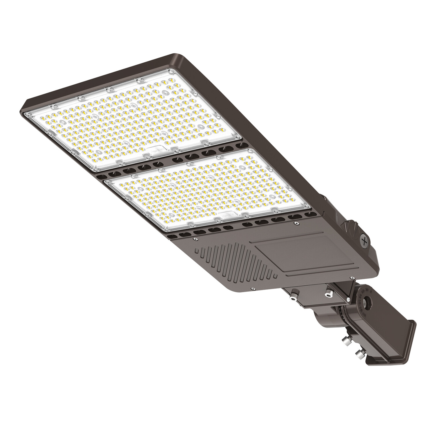 320 Watt LED Shoebox Light Outdoor Parking Lot Street Pole Fixture Dusk to Dawn