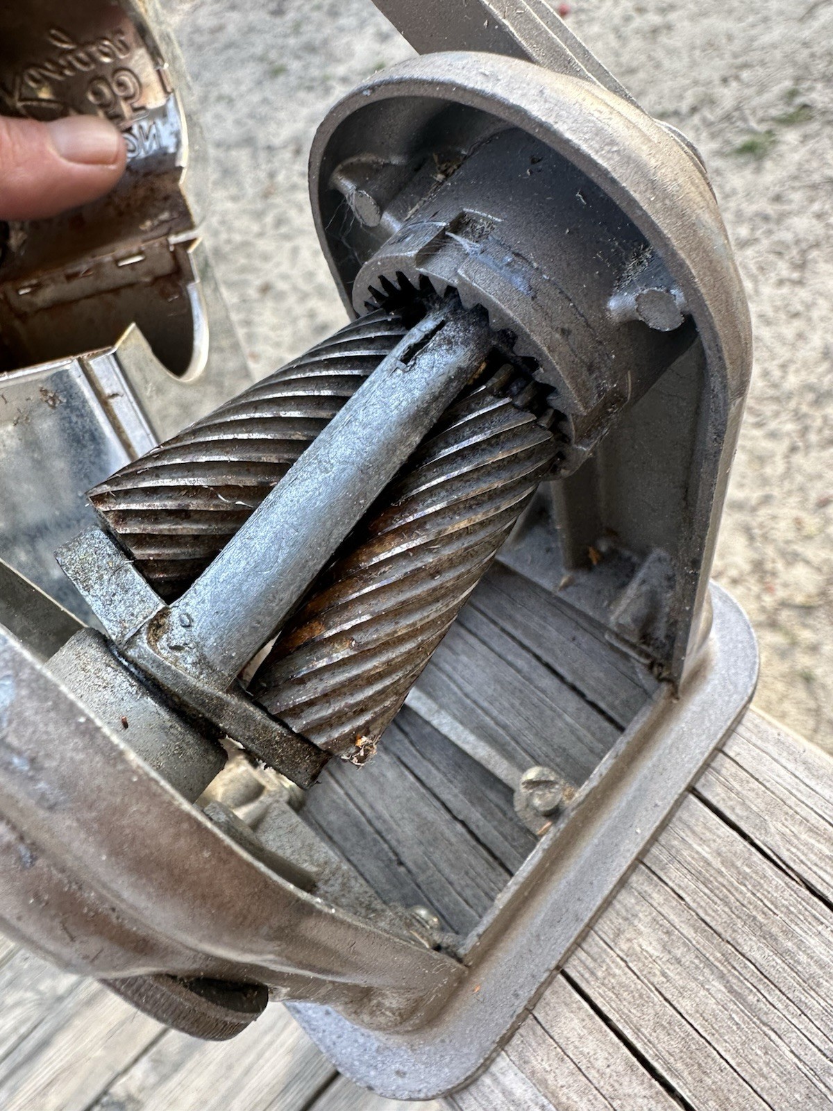 Vintage Boston Ranger 55 Pencil Sharpener 6 Hole 3 Points Mid-century