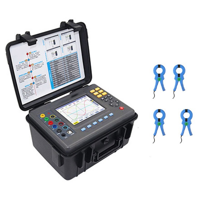 Multi-function Power Quality Analyzers Meter With Current Clamp 1.0A~1000A