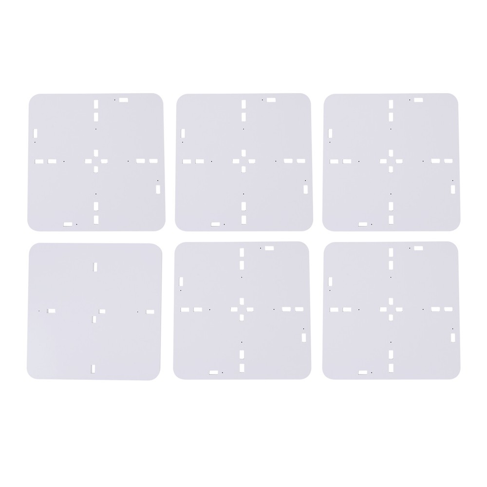 4-Tier Rotatable Bookshelf 360° Rotating Standing Bookcase Small Corner Bookcase