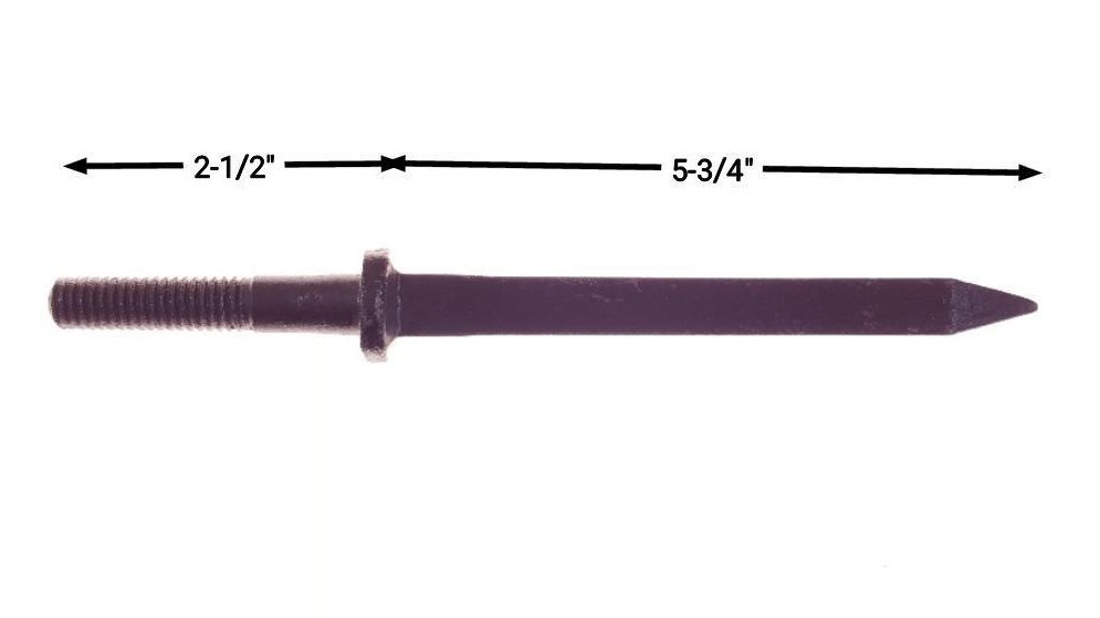 Harrow Spike, Drag Harrow Tine, Pepin Square Bar, 1/2 thread 370-006R