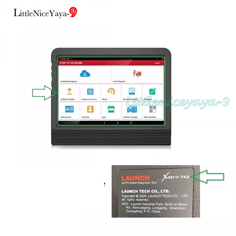 LCD Touch Screen Digitizer Replacement for LAUNCH X431 V+ V4.0 Scan Tool