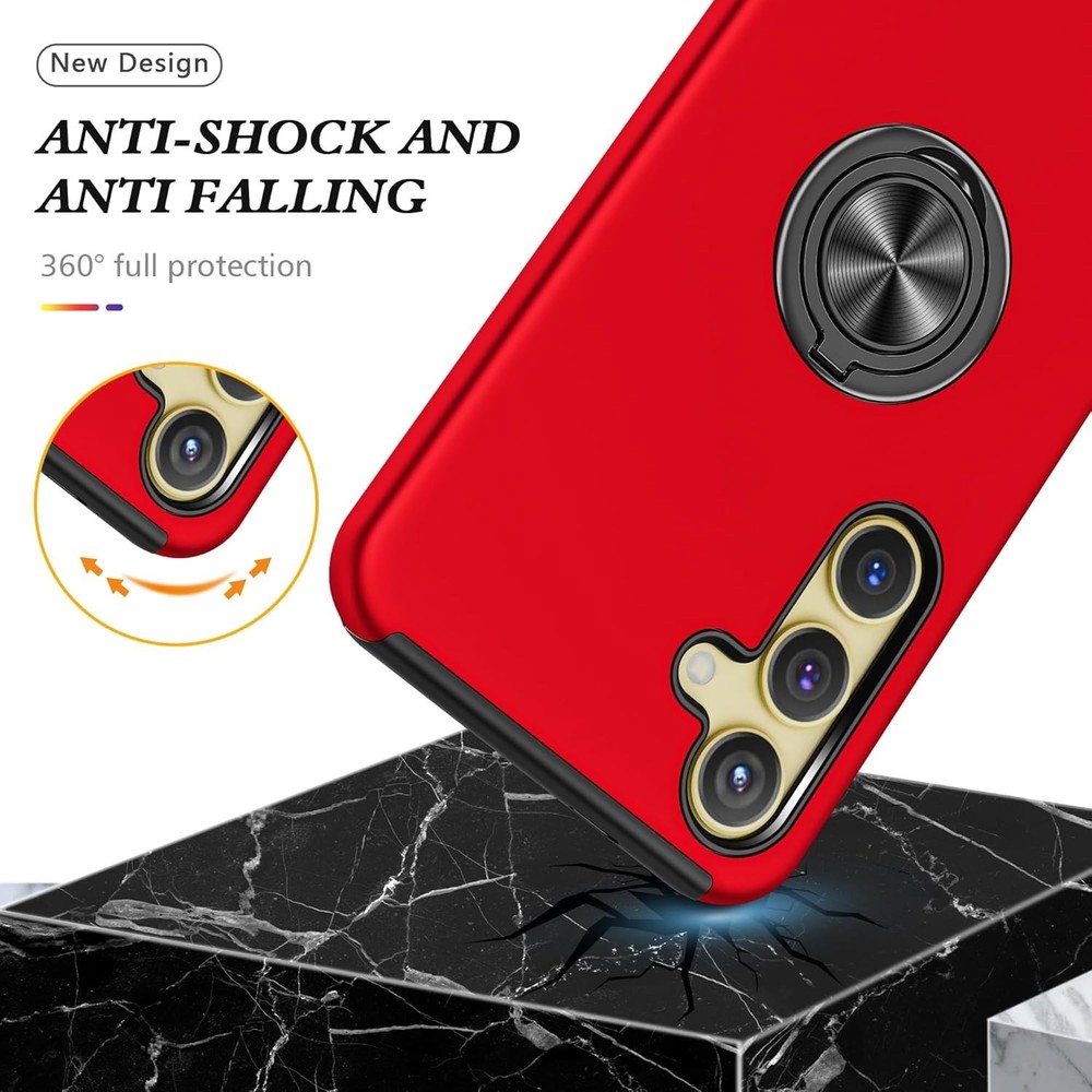 Case For Samsung Galaxy A36 5G Magnetic Ring Shockproof Cover Screen Protector