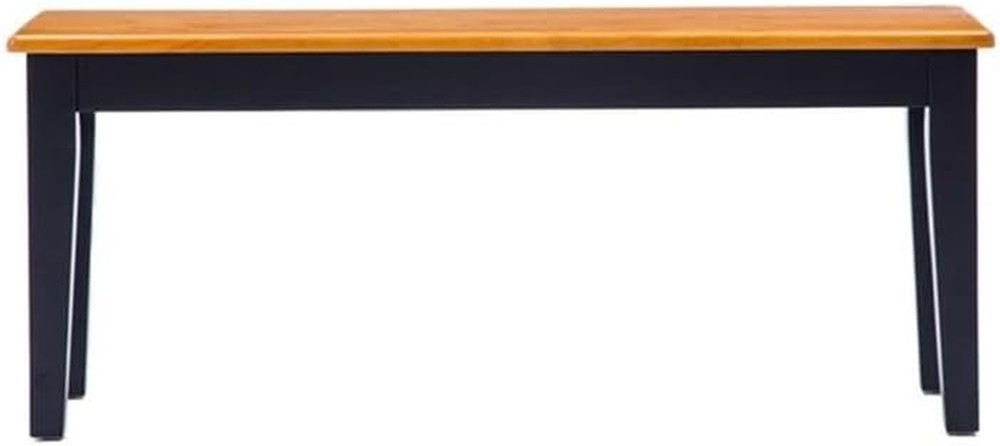 Shaker Bench, Black/Oak