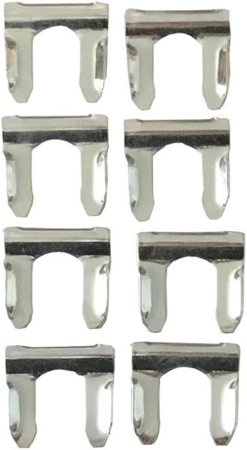 8PCS Metal Brake Cable Flex Line Clips Retainers Bracket Replacement U Shaped...