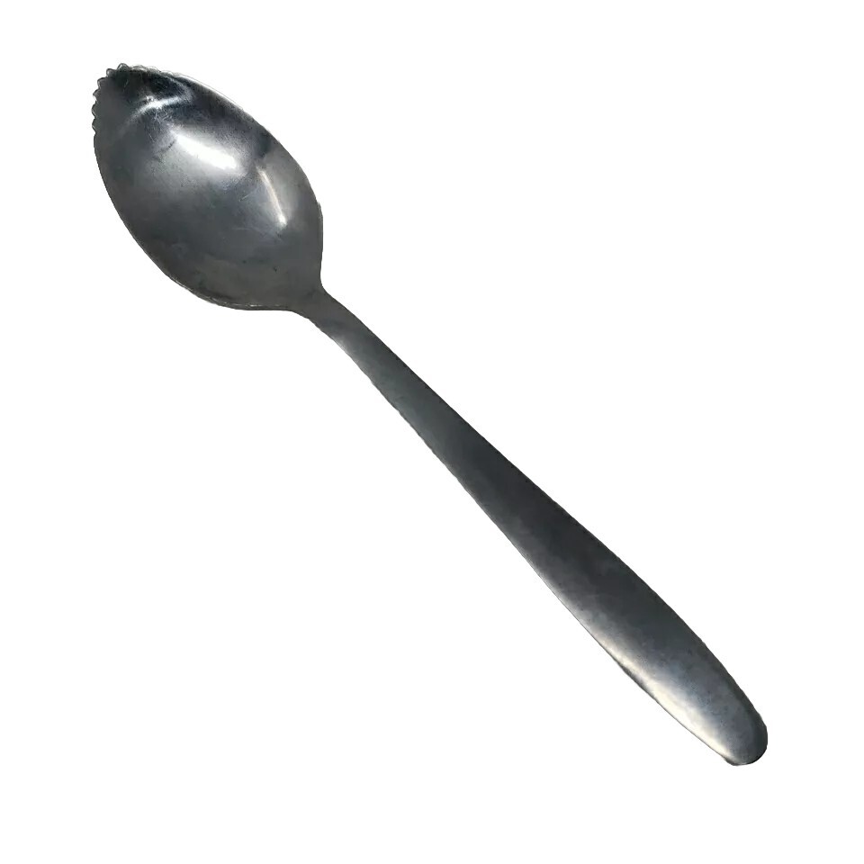 Stainless Flatware Imperial China Spoon Teaspoon Basic Serrated 6in Replacement