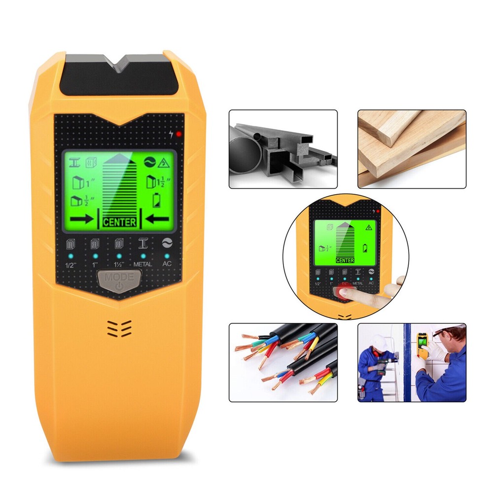 SH402 Wall Stud Finder Sensor 5 in 1 LCD Electronic Detector Detection