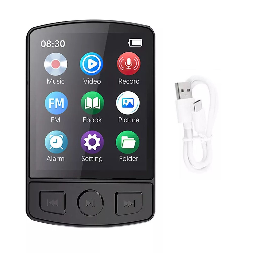 MP3 Player BT 5.0 HD Color Screen HiFi Lossless Audio Multi-function Equipment