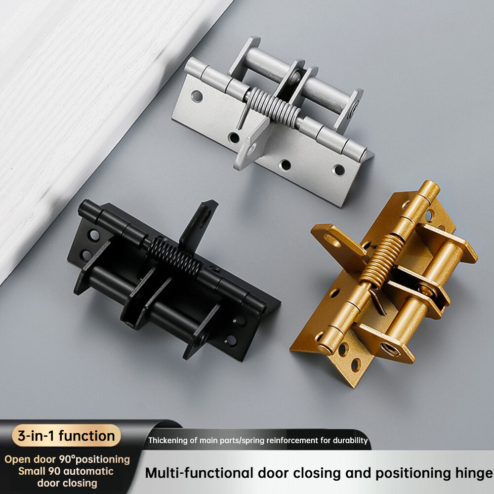 Self-Closing Door Hinge Spring Positioning Hinge Door Closer Automatic Closing