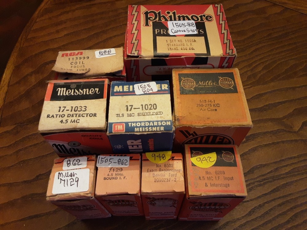 NOS IF transformers Ratio Detector Lot