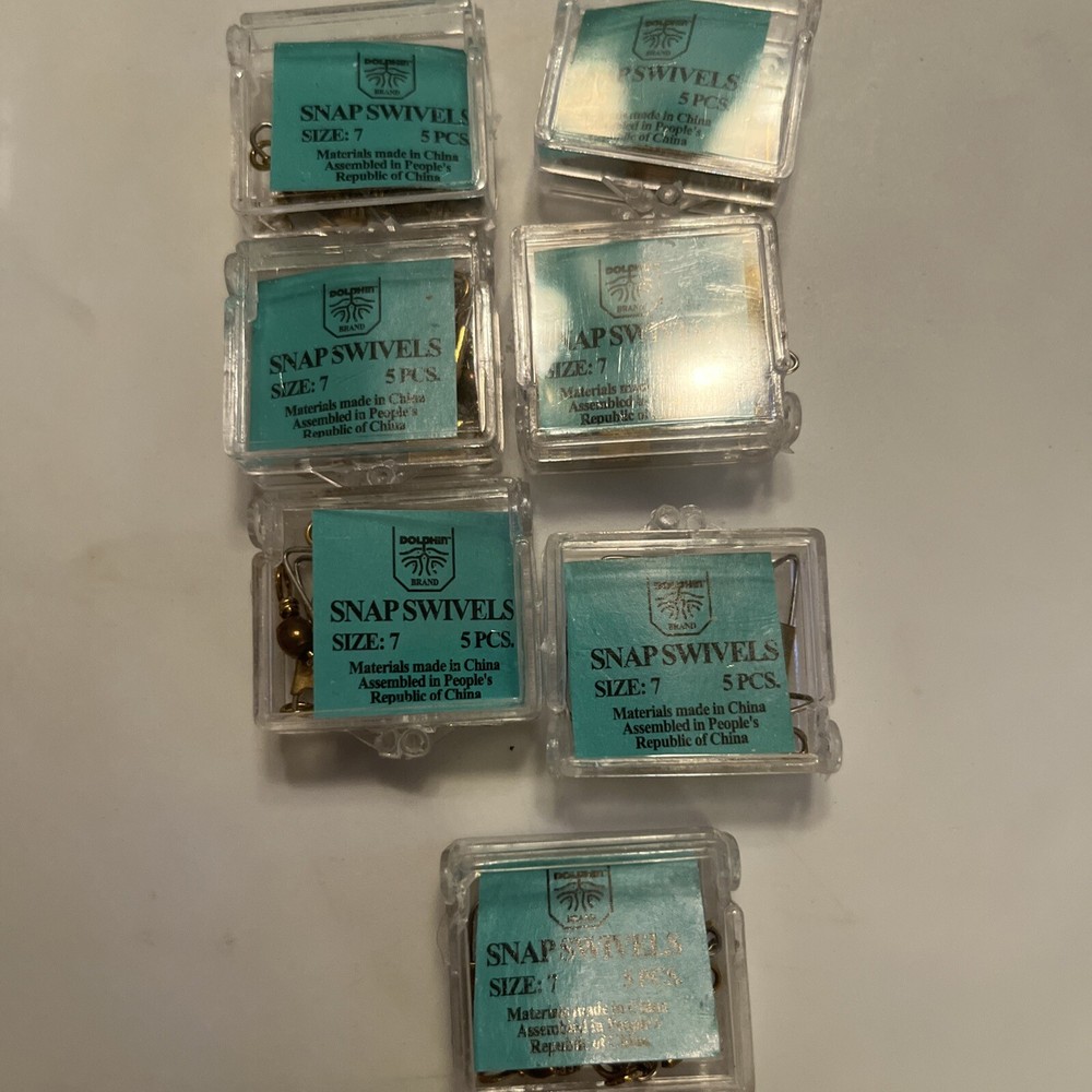Dolphin Brass Swivel size 7( 7 PacksOf 5)