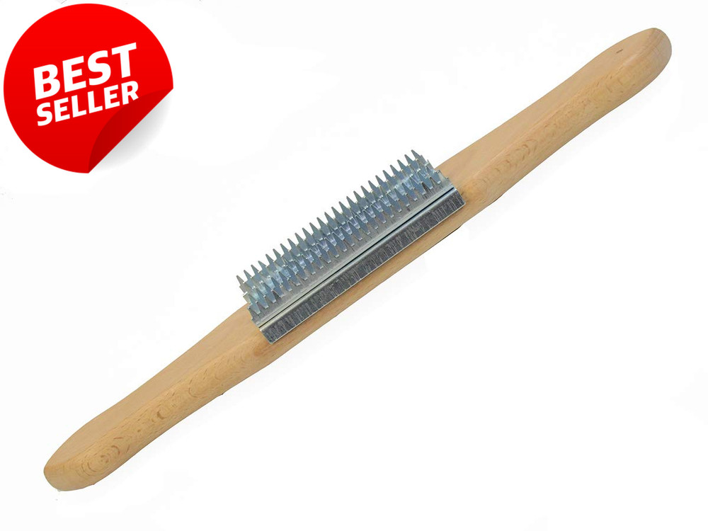15" Buffing Wheel Rake Cleaning Tool Compound Remover Heavy Duty - US