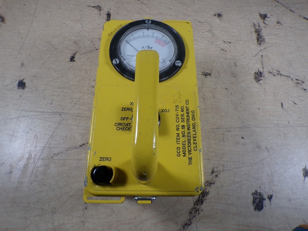 VICTOREEN CDV-715 MOD. 1B RADIATION DETECTOR UNTESTED