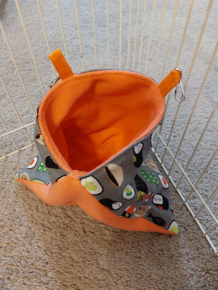 Ferret Corner Sack - Flannel Sushi Pattern