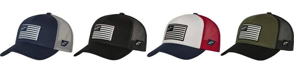 Alpinestars Flag Snapback Hats