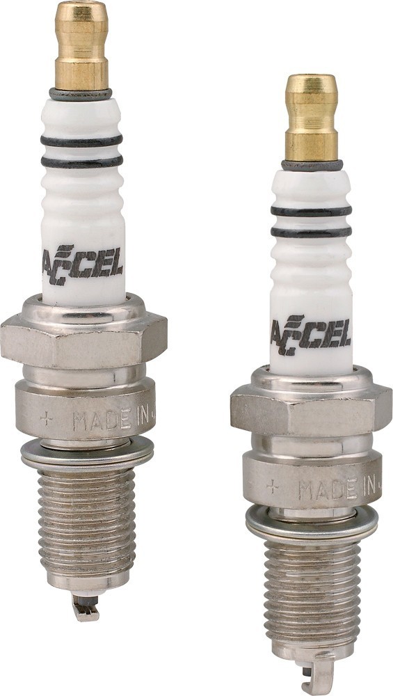 NEW Accel Copper Core High Performance Spark Plugs For Harley Davidson 2418