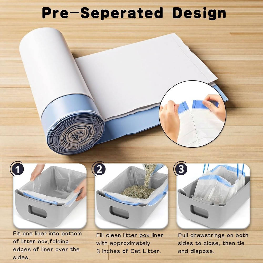 Extra Thick Litter Box Liner Bags