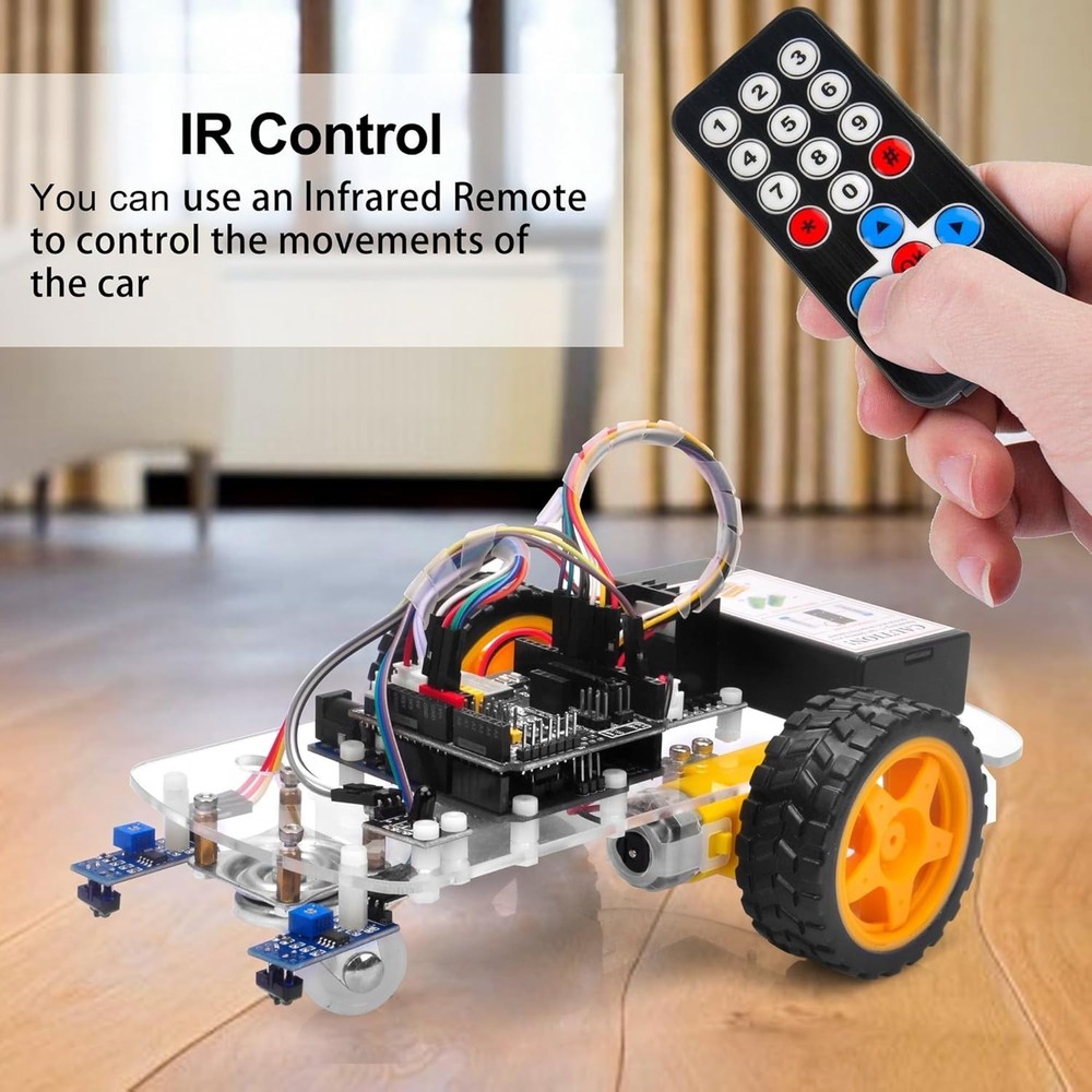 Compact 2WD Robot Car Kit: Step-by-Step Guide for Easy Assembly & Learning