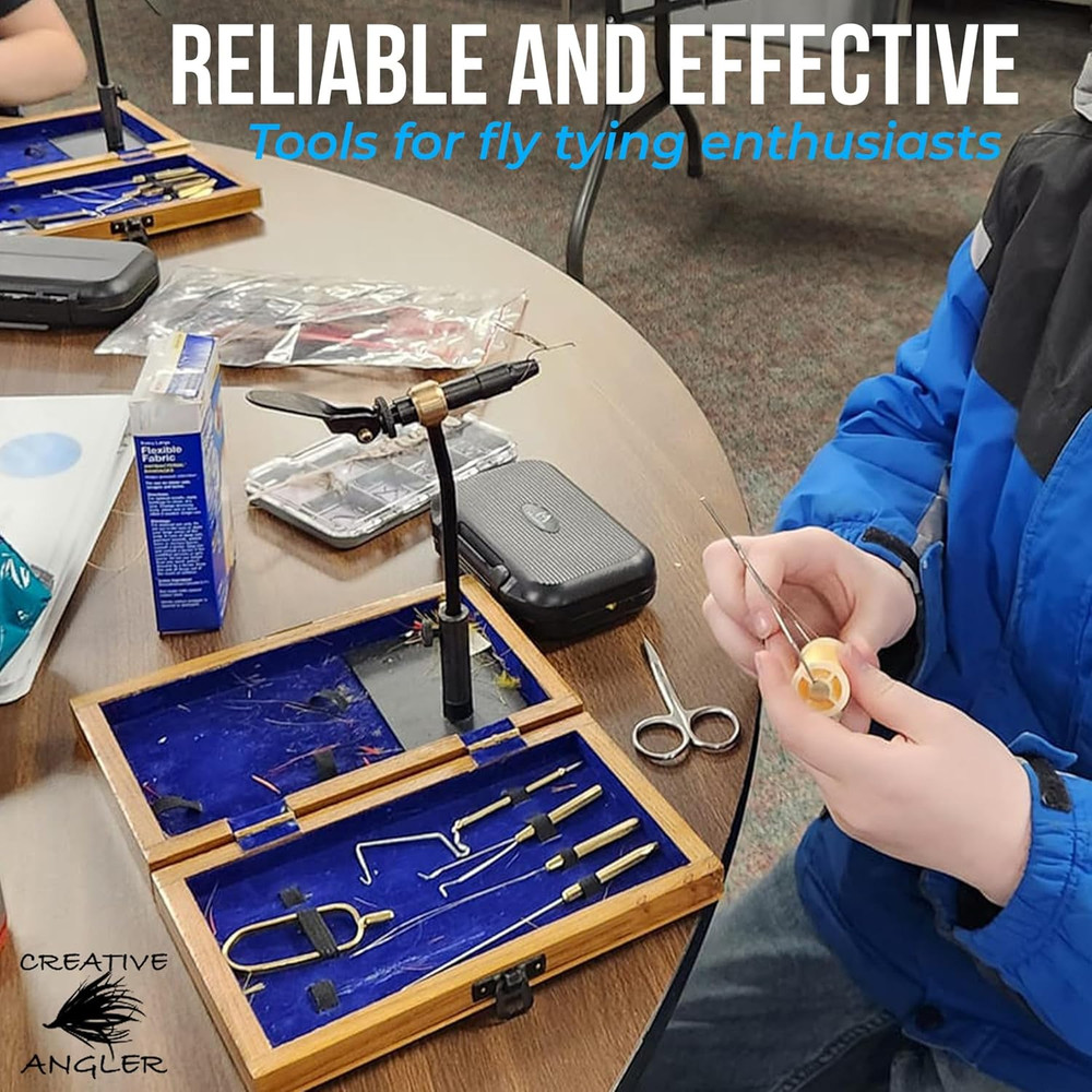 Fly Tying Bobbin and Threader Combo - Essential Fly Tying Tools, Durable Fly Tyi