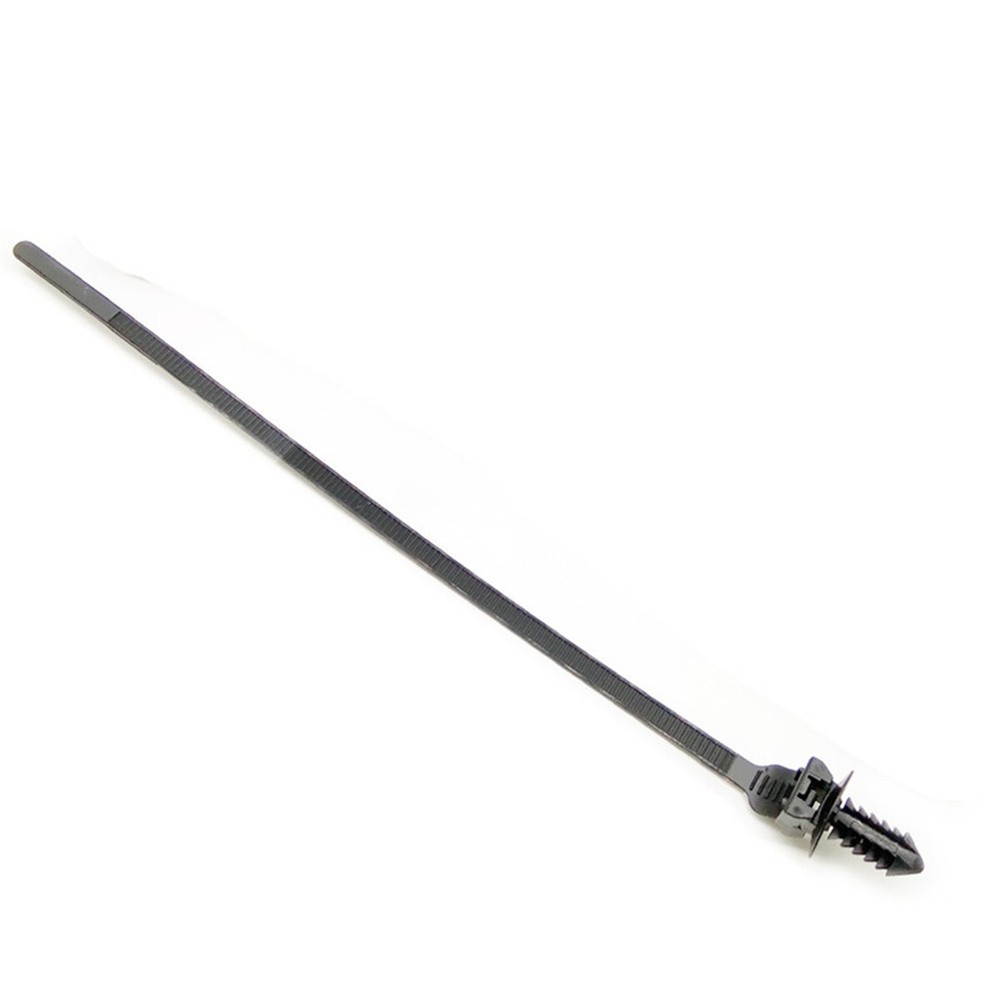 Car Mount Wire Tie Nylon Push Clips Mount Cable Zip Tie Strap Fastener Bundle