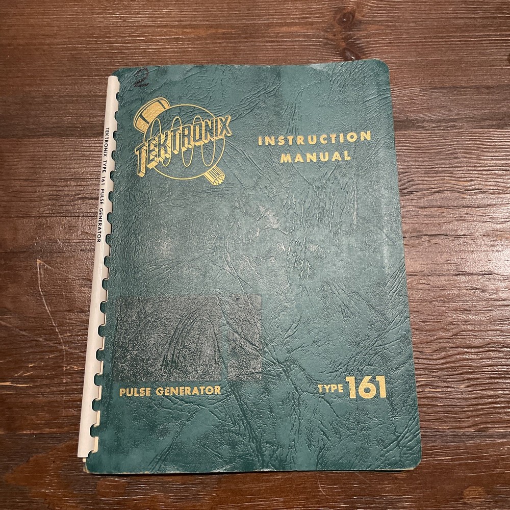 Tektronix Type 161 Pulse Generator Instruction Manual
