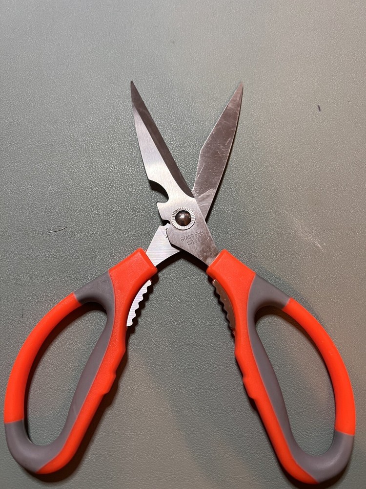 Orange Kitchen Food Scissors