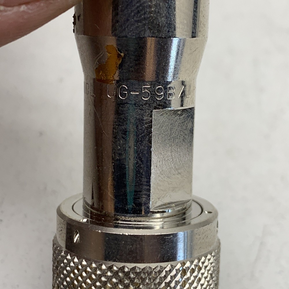 Amphenol UG-59B/U HN-Type Straight Clamp Plug, SHELL ONLY