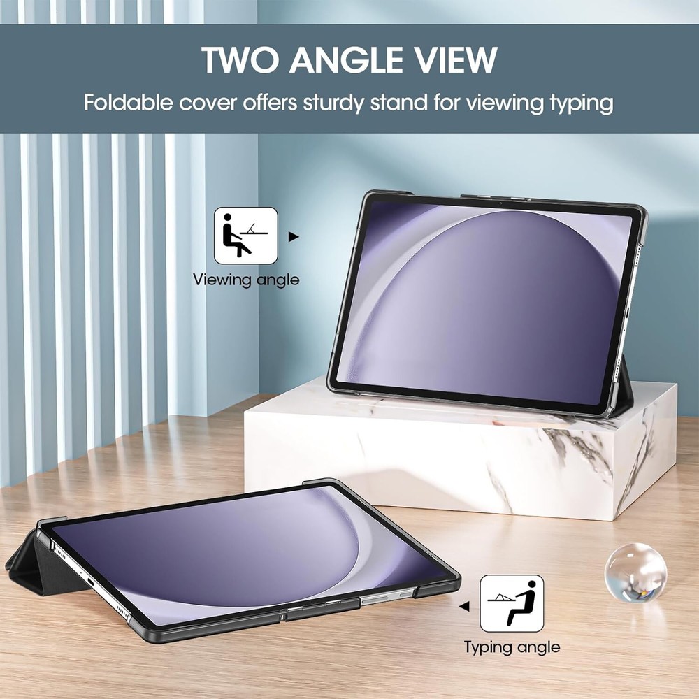 Case for Samsung Galaxy Tab A9 plus 2023, Slim Stand Hard Back Shell Protective