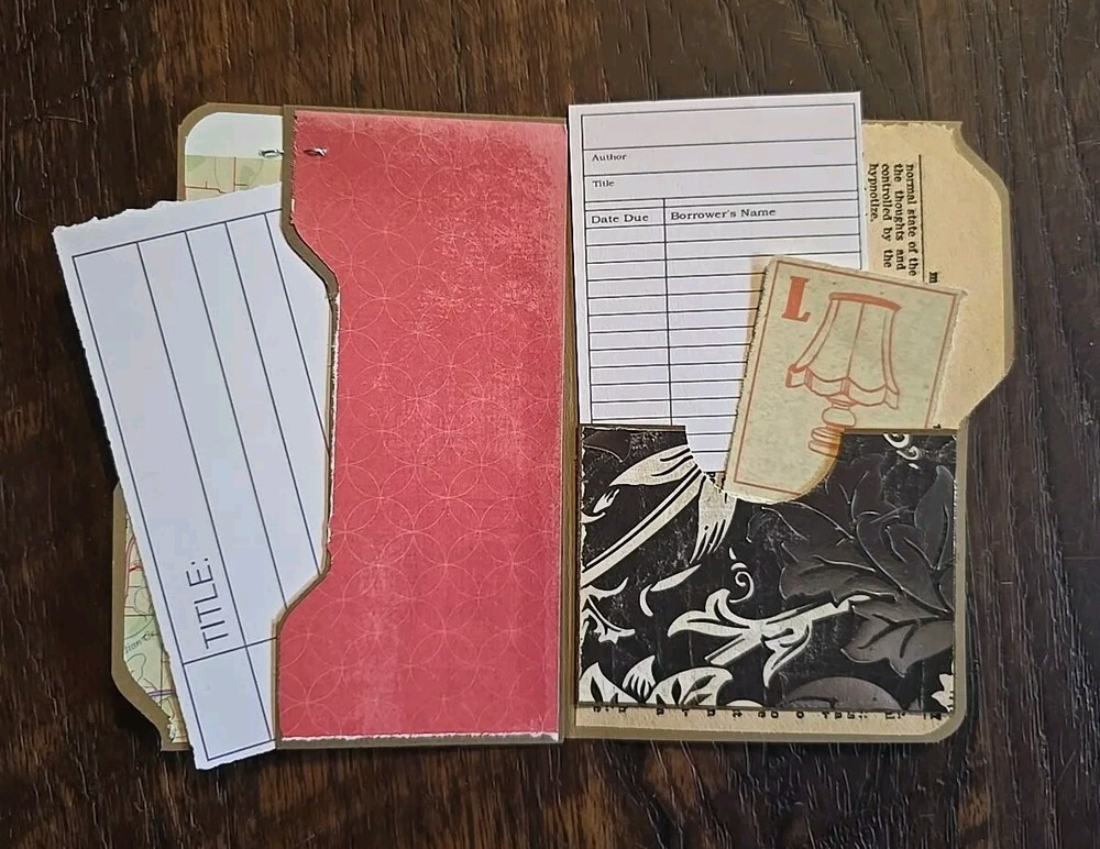 15 Piece Handmade Junk Journaling Ephemera Pack Folio Pocket Tags