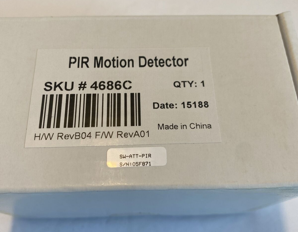 AT&T 4686C PIR Motion Sensor – Digital Life Compatible – New Open Box