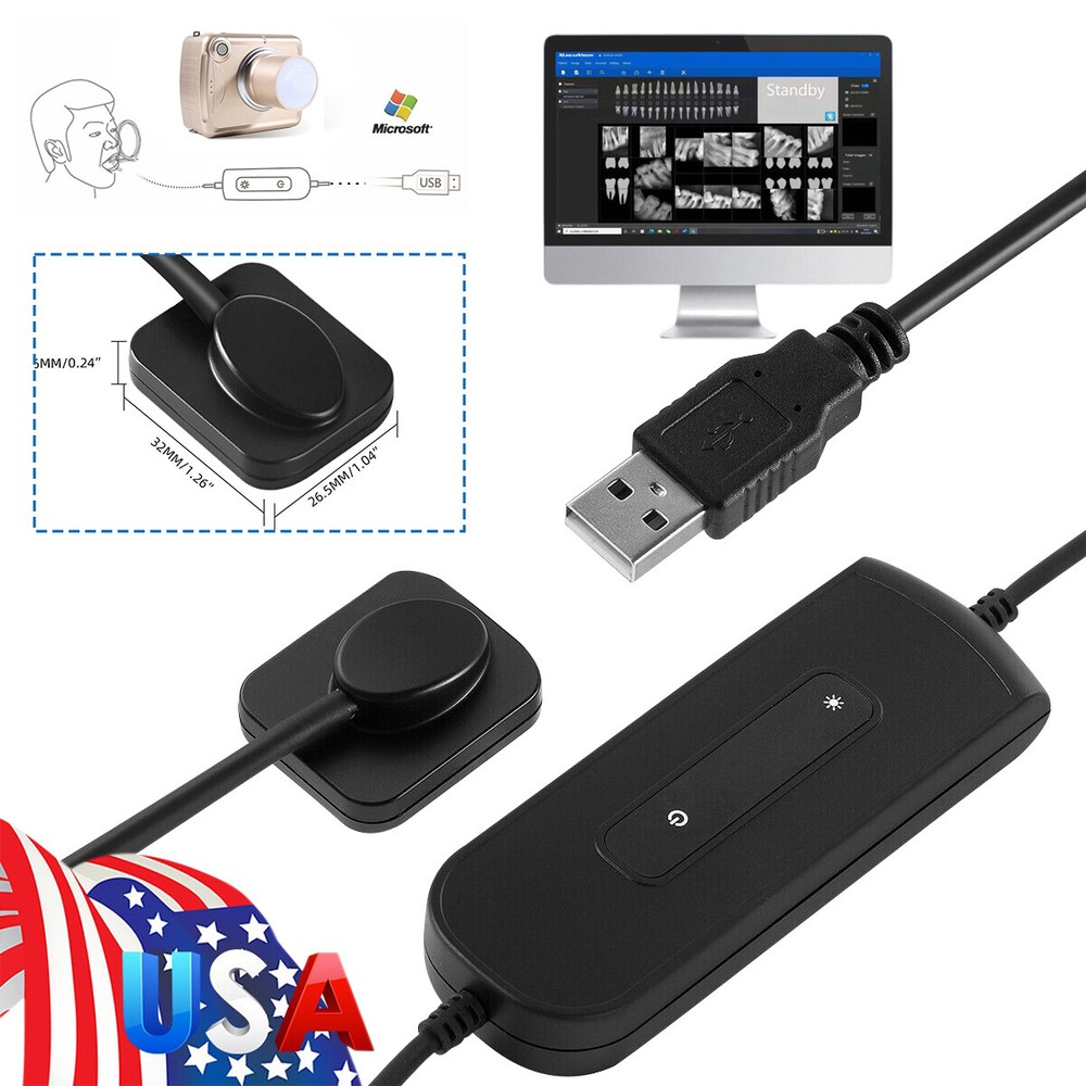 Dental X Sensor ray Digital Sensor Rayos Digital Imaging System Holder 1/1.5/2.0