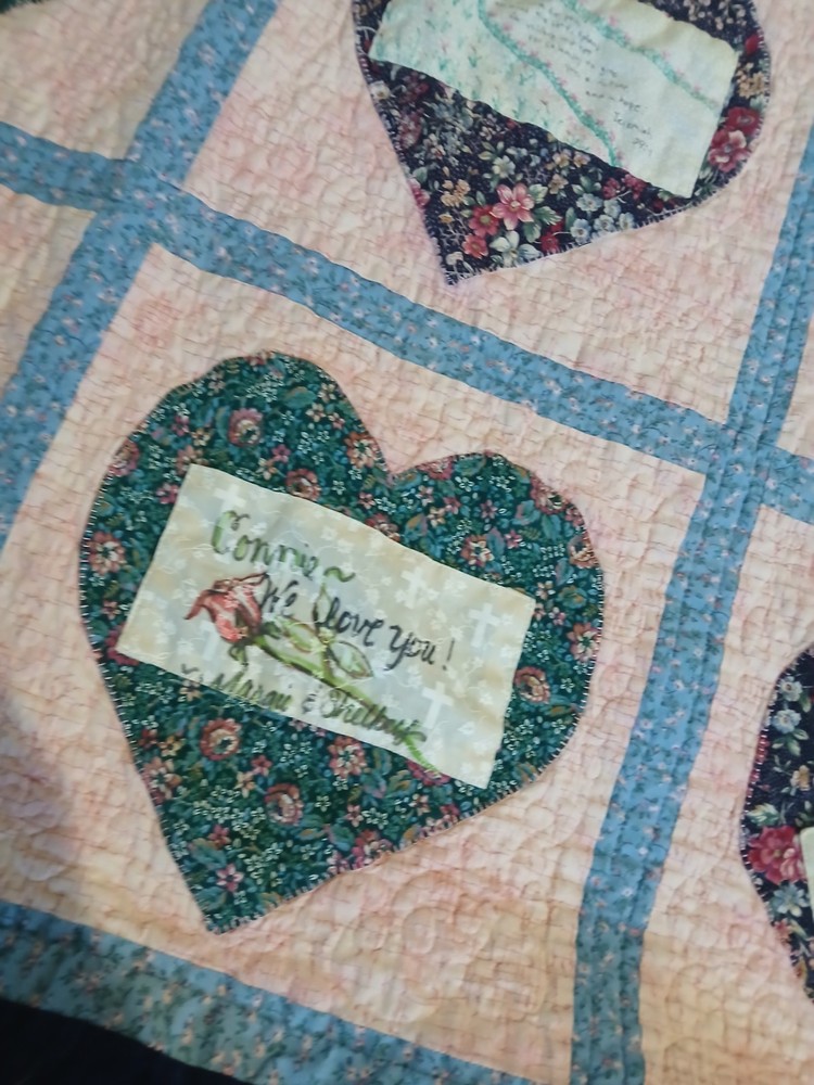 Hearts Quilt Full Sz.