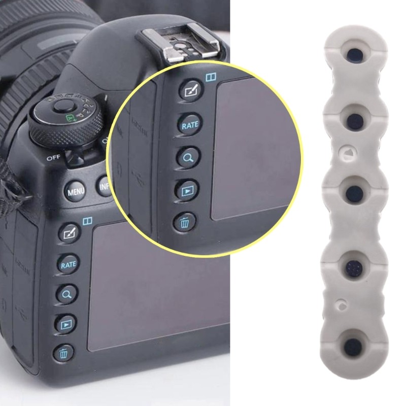 Precise Engineered DSLR Back Panel Button ABS Plastic Construction Quick Install