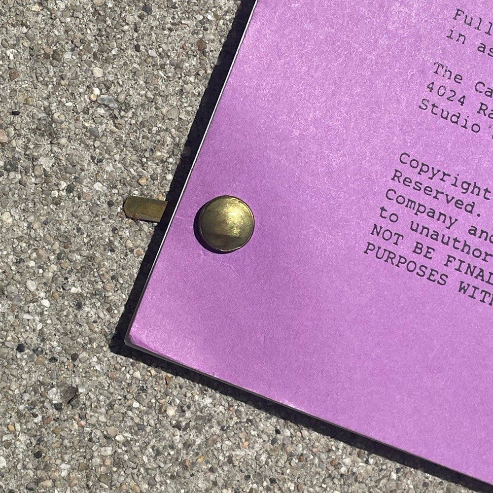 Roseanne Original 1996 Production Used Final Draft Script Goodman Barr Metcalf