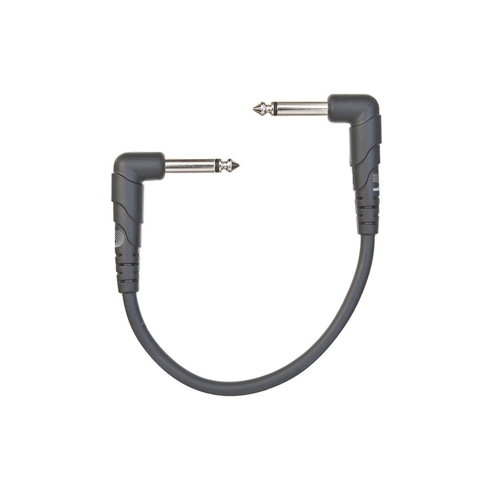 D'Addario - Planet Waves Patch Cable 6 inches 1/4" angled ends