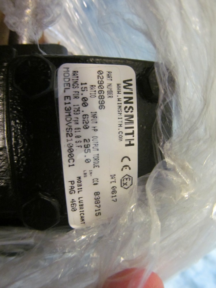 New Winsmith E13MDVS21000C1 Speed Reducer 02906896
