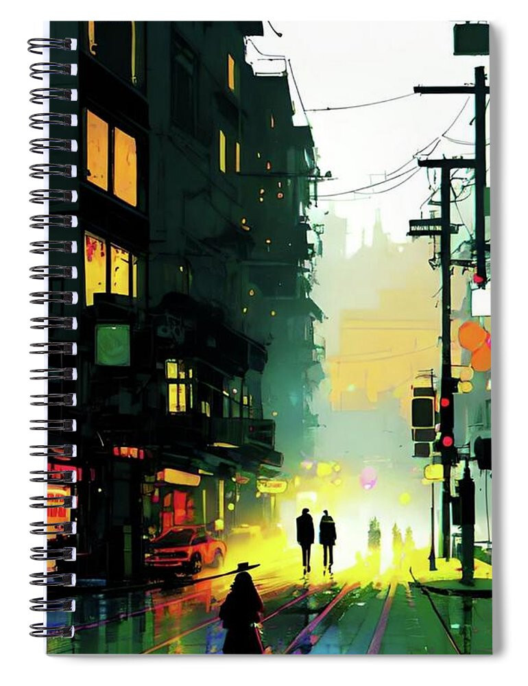 Pleasant Walk Spiral Notebook Blank Notebook Lined Journal 8 x 6 Notebook