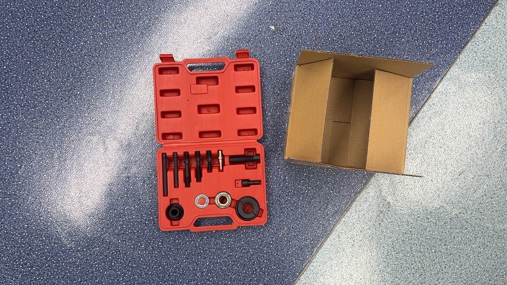 Pulley Puller and Installer Power Steering Pump Remover Alternator - 13 PCS Kit
