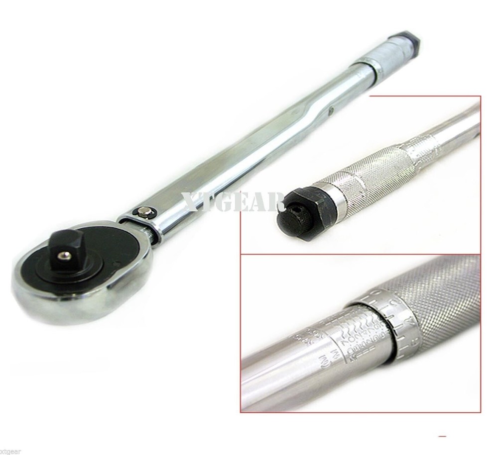 3/4" DR MICROMETER ADJUSTABLE TORQUE WRENCH CLICK 50 - 300 FT/ LB