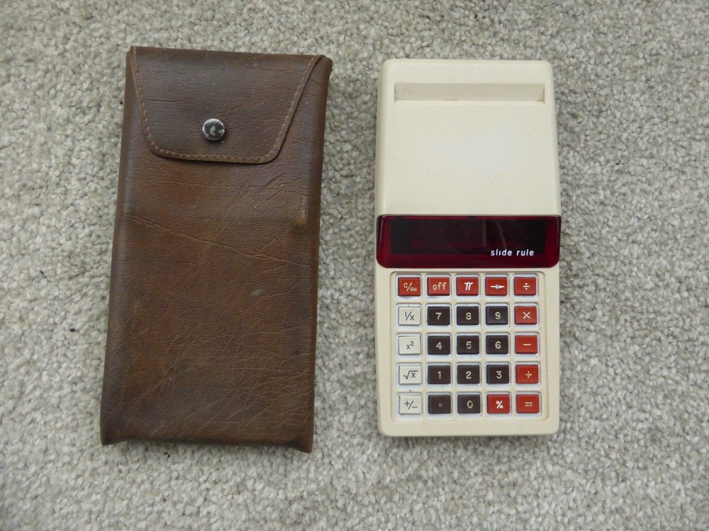 Litronix 2210 Slide Rule Calculator with Soft Case