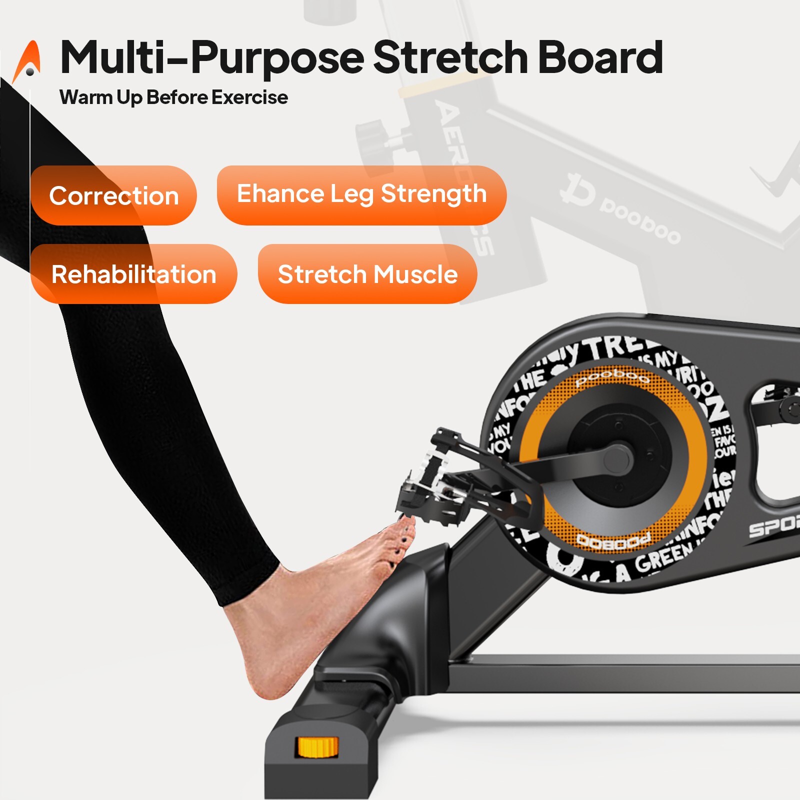 Pooboo Magnetic Resistance Indoor Cycling Bike Stationary Exercise Bike Workout