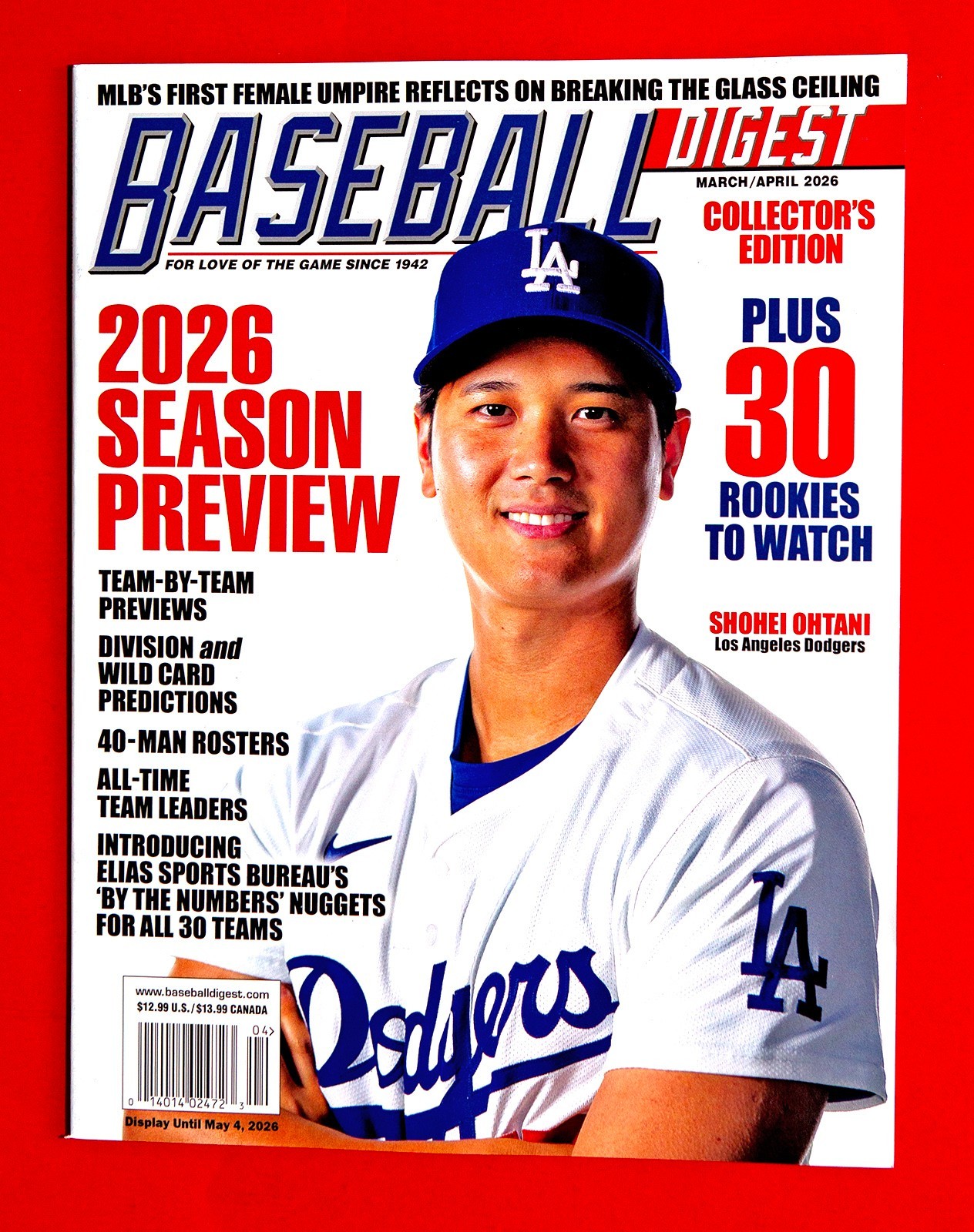 Baseball Digest March April 2026 - SEASON PREVIEW - Shohei Ohtani Dodgers