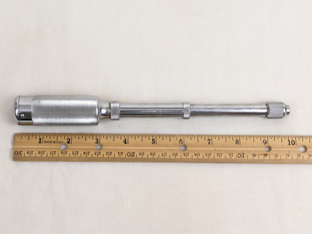 Klein & Sons 64002 Push Drill Hand Tool Vintage Chicago IL Screwdriver NO BITS
