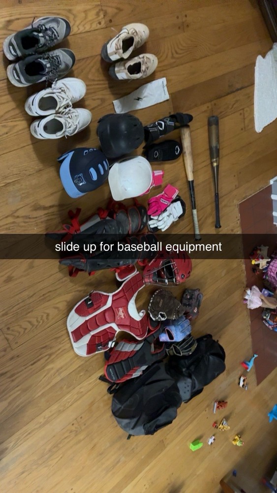 Rawlings Baseball Equipment Bag Black Polyester Zip Adjustable Strap Handle